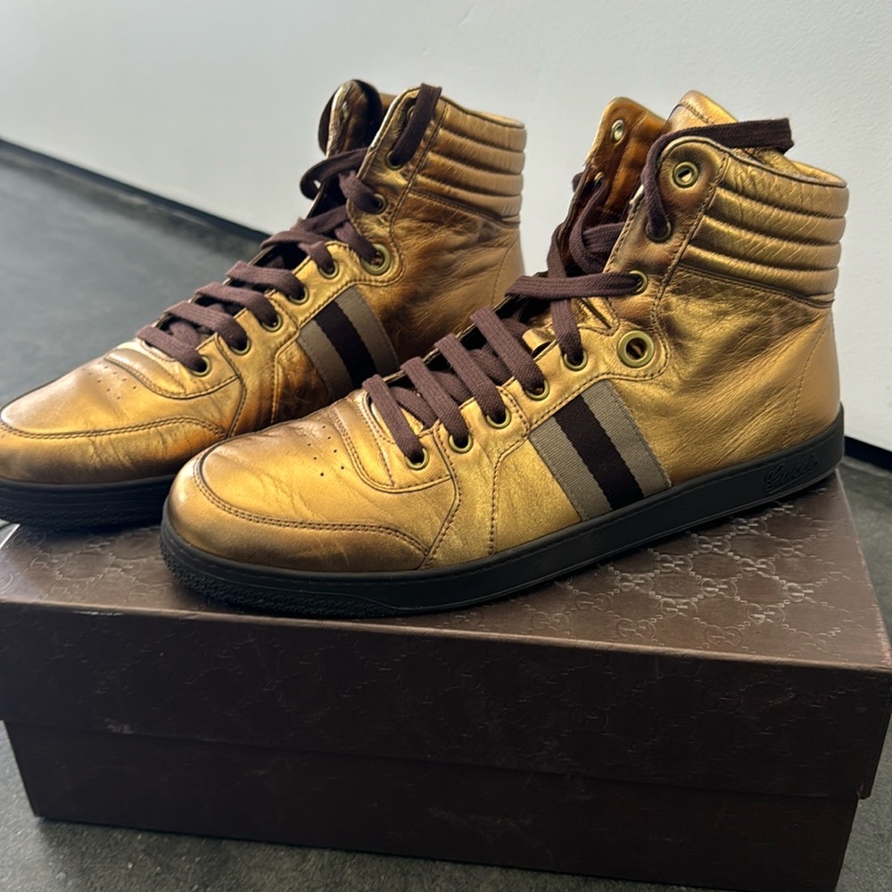 Gucci Nappa Silk Sneakers